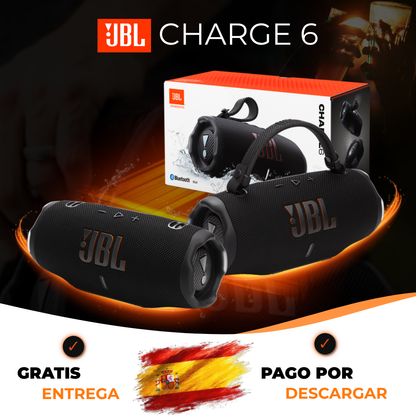 JBL Charge 6 Negro – Altavoz Portátil